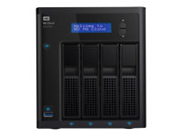 WD My Cloud EX4100 WDBWZE0160KBK - NAS-server - 4 fack - 16 TB - HDD 4 TB x 4 - RAID 0, 1, 5, 10, JBOD, 5 hot spare - RAM 2 GB - Gigabit Ethernet - iSCSI WDBWZE0160KBK-EESN