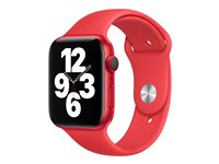 Apple 40mm Sport Band - (PRODUCT) RED - klockrem för smart klocka - storlek S/M och M/L - röd - demo - för Watch (38 mm, 40 mm) 3H105ZM/A