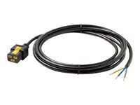 APC - Strömkabel - IEC 60320 C19 till fast 3-trådig - AC 240 V - 16 A - 3 m - svart - för P/N: SMT2200I-AR, SMT2200R2I-AR, SMT3000I-AR, SMT3000R2I-AR, SRT1500XLI, SRT2200XLI-KR AP8759