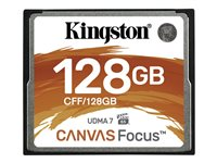 Kingston Canvas Focus - flash-minneskort - 128 GB - CompactFlash CFF/128GB