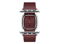 Apple 40mm Modern Buckle - Klockrem för smart klocka - Medelstorlek - granatröd - för Watch (38 mm, 40 mm) MY642ZM/A