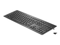HP Wireless Premium Keyboard - Tangentbord - trådlös - 2.4 GHz - nordisk - kant i eloxerad aluminium - för Elite Slice G2; EliteDesk 805 G6; ProDesk 405 G6; Workstation Z1 G6, Z2; ZCentral 4R Z9N41AA#UUW