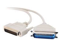 C2G - Skrivarkabel - DB-25 (hane) till 36-bens Centronics (hane) - 5 m - formpressad, tumskruvar 81481