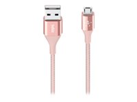 Belkin MIXIT DuraTek - USB-kabel - mikro-USB typ B (hane) till USB (hane) - USB 2.0 - 2.4 A - 1.22 m - guldrosa F2CU051BT04-C00