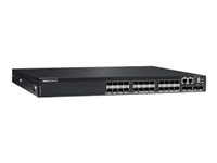Dell EMC PowerSwitch N3200-ON Series N3224F-ON - Switch - L3 - Administrerad - 24 x Gigabit SFP + 4 x 10 Gigabit SFP+ + 2 x 100 Gigabit QSFP28 - främre till bakre luftflöde - rackmonterbar - CAMPUS Smart Value 210-ASQH