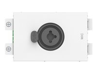 VISION TechConnect 3 XLR Female and 6.3mm Jack Combo - Modulkontaktplatta med insnäppsfästen - 1 port TC3 XLRFJACK