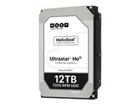 WD Ultrastar HE12 HUH721212ALE600 - Hårddisk - 12 TB - inbyggd - 3.5" - SATA 6Gb/s - 7200 rpm - buffert: 256 MB 0F29590
