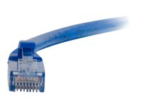 C2G Cat6 Booted Unshielded (UTP) Network Patch Cable - Patch-kabel - RJ-45 (hane) till RJ-45 (hane) - 50 cm - UTP - CAT 6 - formpressad, hakfri, tvinnad - blå 83385