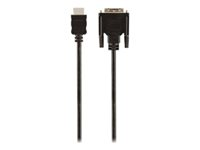 Belkin - Videokabel - HDMI (hane) till DVI-D (hane) - 1.8 m - dubbelt skärmad F2E8242B06