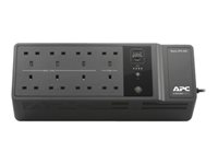 APC Back-UPS BE850G2 - UPS - AC 230 V - 520 Watt - 850 VA - utgångskontakter: 8 - Storbritannien - svart BE850G2-UK