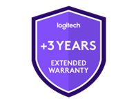 Logitech Extended Warranty - Utökat serviceavtal - ersättningsprodukt eller reparation (för videokonferensenheter) - 3 år (från ursprungligt inköpsdatum av utrustningen) - måste köpas inom 30 dagar från produktköp - B2B - för Rally Bar 994-000168