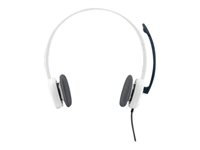 Logitech Stereo Headset H150 - Headset - på örat - kabelansluten - kokosnöt 981-000350