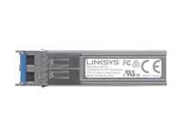 Linksys Business LACGLX - SFP-sändar/mottagarmodul (mini-GBIC) - GigE - 1000Base-LX - LC enkelläge - upp till 10 km - 1310 nm - för Business LGS552, Smart LGS318P, Smart LGS326P LACGLX