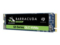 Seagate Barracuda Q5 ZP500CV3A001 - Solid state drive - 500 GB - inbyggd - M.2 2280 - PCI Express 3.0 x4 (NVMe) ZP500CV3A001