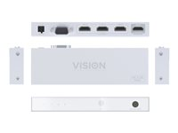 Vision Techconnect TC-HDMI31 - Video-/ljudomkopplare - 3 x HDMI - skrivbordsmodell TC-HDMI31