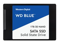 WD Blue 3D NAND SATA SSD WDS100T2B0A - Solid state drive - 1 TB - inbyggd - 2.5" - SATA 6Gb/s WDS100T2B0A