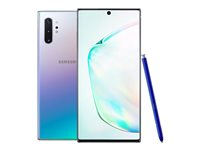 Samsung Galaxy Note10+ - Pekskärmsmobil - dual-SIM - 4G LTE - 256 GB - microSD slot - TD-SCDMA / UMTS / GSM - 6.8" - 3040 x 1440 pixlar (498 ppi) - Dynamic AMOLED - RAM 12 GB 10 megapixlar - 4x bakre kameror - Android - aura glödande SM-N975FZSDNEE