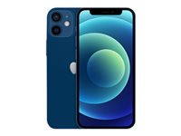 Apple iPhone 12 - Smartphone - dual-SIM - 5G NR - 128 GB - CDMA / GSM - 6.1" - 2532 x 1170 pixlar (460 ppi) - Super Retina XDR Display (12 MP främre kamera) - 2 bakre kameror - blå MGJE3QN/A