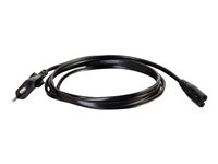 C2G Non-Polarised Power Cord - Strömkabel - IEC 60320 C7 till CEE 7/7 (hane) - AC 250 V - 2 m - formpressad - svart 80617