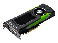 NVIDIA Quadro P6000 - Grafikkort - Quadro P6000 - 24 GB GDDR5 - PCIe 3.0 x16 - DVI, 4 x DisplayPort VCQP6000-PB