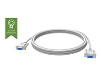 Vision Techconnect - Seriell kabel - DB-9 (hona) till DB-9 (hona) - 15 m - vit TC 15MS