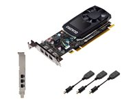 NVIDIA QUADRO P400 - Grafikkort - Quadro P400 - 2 GB - PCIe x16 låg profil - 3 x Mini DisplayPort - för PRIMERGY RX1330 M4, RX2520 M5, RX2530 M4, RX2530 M5, RX2540 M5, TX1320 M4, TX2550 M4 S26361-F4066-L401
