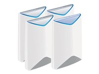 NETGEAR Orbi Pro SRK60 - Wifi-system (router, 3 förstärkare) - upp till 10.000 kvadratfot - GigE - 802.11a/b/g/n/ac - Trippelband - väggmonterbar, takmonterbar SRK60B04-100EUS