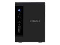 NETGEAR ReadyNAS 212 - NAS-server - 2 fack - 4 TB - SATA 3Gb/s - HDD 2 TB x 2 - RAID 0, 1, 5, 6, 10, JBOD - RAM 2 GB - Gigabit Ethernet - iSCSI RN212D22-100NES