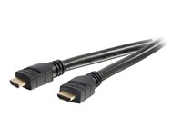 C2G 20m Active High Speed HDMI Cable In-Wall, CL3-Rated - HDMI-kabel - HDMI (hane) till HDMI (hane) - 20 m - dubbelt skärmad - svart 80548
