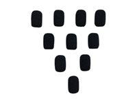 BlueParrott - Mikrofonblåsskydd för headset (paket om 10) - för BlueParrott B350-XT, B450-XT 204227