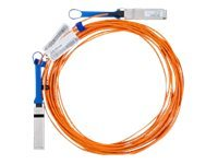 Mellanox 40 Gb/s Active Optical Cable - Infiniband-kabel - QSFP+ till QSFP+ - 3 m - fiberoptisk MC2210310-003