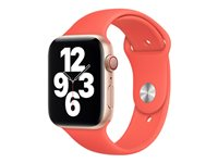 Apple 40mm Sport Band - Klockrem för smart klocka - S/M & M/L size - rosa citrus - demo - för Watch (38 mm, 40 mm) 3H106ZM/A