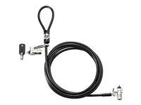 HP Dual Head Master Cable Lock - Lås för säkerhetskabel - 2.13 m - för Mobile Thin Client mt22; ZBook Firefly 14 G7, 15 G7; ZBook Fury 15 G7, 17 G7 T1A65AA