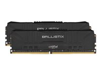 Ballistix - DDR4 - sats - 16 GB: 2 x 8 GB - DIMM 288-pin - 2400 MHz / PC4-19200 - CL16 - 1.2 V - ej buffrad - icke ECC - svart BL2K8G24C16U4B