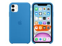 Apple - Baksidesskydd för mobiltelefon - silikon - surfblå - för iPhone 11 MXYY2ZM/A