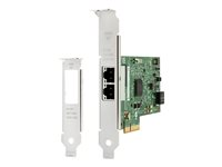 Intel I350-T2 - Nätverksadapter - PCIe 2.1 x4 låg profil - Gigabit Ethernet x 2 - för Workstation Z1 G5 Entry, Z2 G4, Z4 G4, Z440, Z6 G4, Z8 G4 V4A91AA