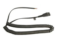 Jabra - Headset-kabel - blank tråd till Snabburkoppling (hane) - 2 m 8800-01-00