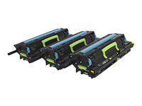 Lexmark - Gul, cyan, magenta - original - framkallningsenhet/fotoledarsats LCCP, LRP - för Lexmark CS820, CS827, CX820, CX825, CX827, CX860, XC6152, XC6153, XC8160, XC8163 72K0FV0