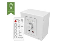 Vision TC3-AMP - Förstärkare - 50 Watt (Total) - vit TC3-AMP