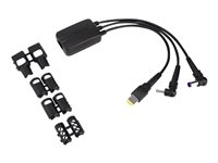 Targus 3-Way DC Charging Hydra - Strömadapter - 3 stiftsström - svart - Europa - för Targus Universal USB 3.0, Universal USB 3.0 DV4K ACC1009EUX
