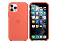 Apple - Baksidesskydd för mobiltelefon - silikon - clementinorange - för iPhone 11 Pro MWYQ2ZM/A