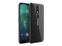 Insmat - Baksidesskydd för mobiltelefon - termoplastisk polyuretan (TPU) - kristall - super smal - för Nokia 2.4 650-1819