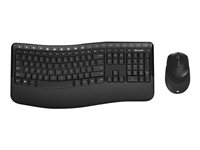 Microsoft Wireless Comfort Desktop 5050 - Sats med tangentbord och mus - trådlös - 2.4 GHz - nordisk PP4-00009