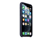Apple - Baksidesskydd för mobiltelefon - silikon - midnattsblå - för iPhone 11 Pro MWYJ2ZM/A