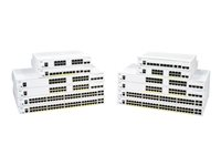Cisco Business 250 Series 250-16P-2G - Switch - L3 - smart - 16 x 10/100/1000 (PoE+) + 2 x Gigabit SFP - rackmonterbar - PoE+ (120 W) CBS250-16P-2G-EU