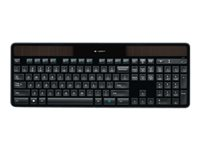 Logitech Wireless Solar K750 - Tangentbord - trådlös - 2.4 GHz - nordisk 920-002925