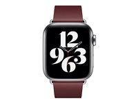 Apple 40mm Modern Buckle - Klockrem för smart klocka - Stor storlek - granatröd - för Watch (38 mm, 40 mm) MY652ZM/A