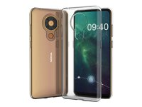 Insmat - Baksidesskydd för mobiltelefon - termoplastisk polyuretan (TPU) - kristall - super smal - för Nokia 3.4 650-1821