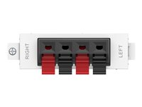 VISION TechConnect 3 Speaker module - Modulkontaktplatta med insnäppsfästen - click-fit X 4 TC3 SPEAKER