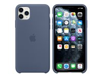 Apple - Baksidesskydd för mobiltelefon - silikon - Alaska-blå - för iPhone 11 Pro Max MX032ZM/A